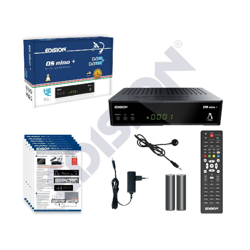 Edision OS Nino+ Linux DVB-S2/T/C