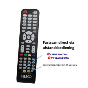 Teleco TEK 22DE TV,DVB-S2/T2,DVD,9-32V,M7 Fscan zonder voet
