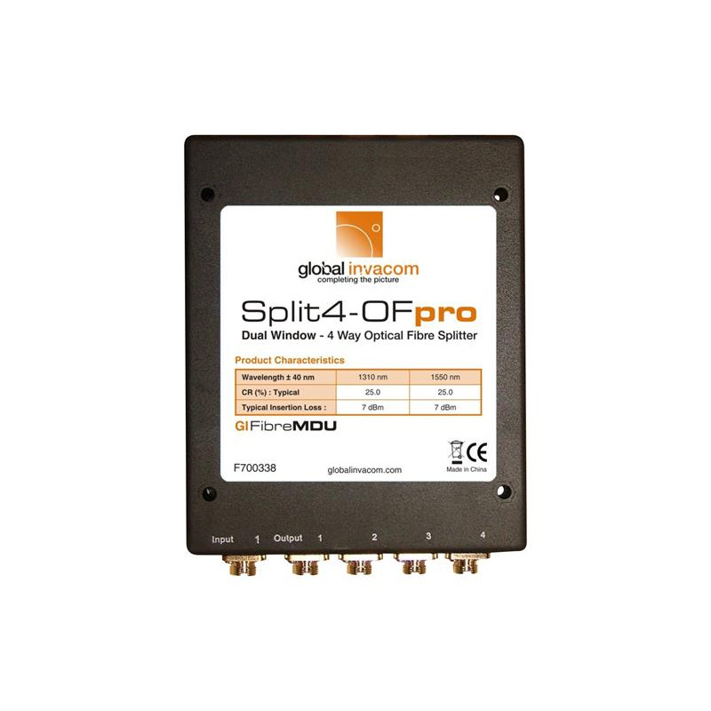 Global Invacom SPLIT 4OPro Optical Splitter 4-voudig