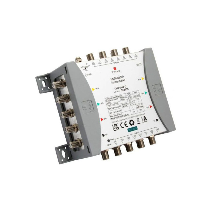 Triax TMS 5x16 Cascade Multiswitch 5 in 16 uit