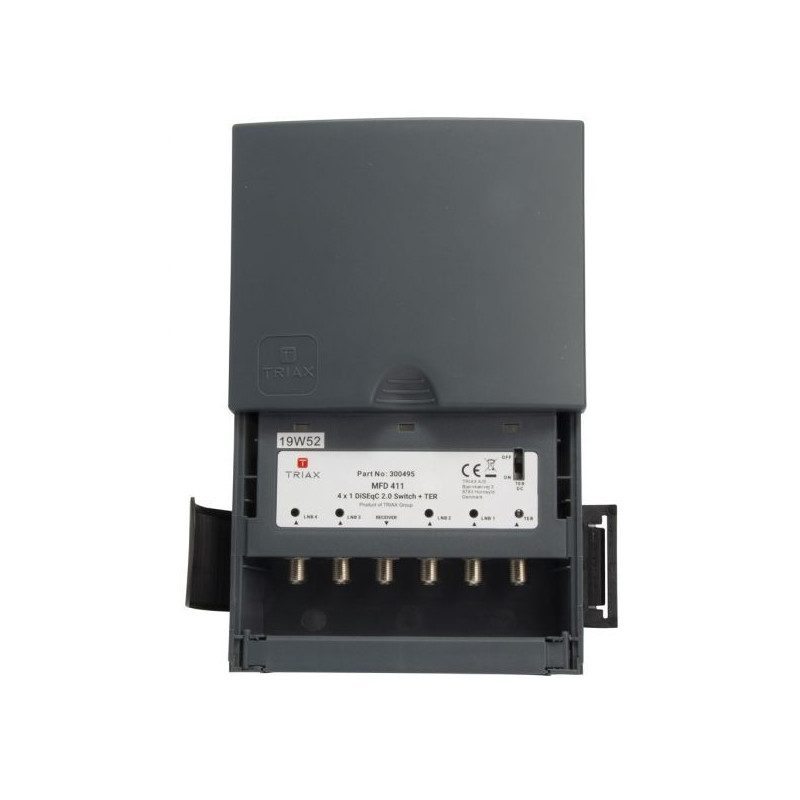 Triax MFD 411 HQ DiSEqC Switch 4 Sat in +1 Terr. in x 1 uit