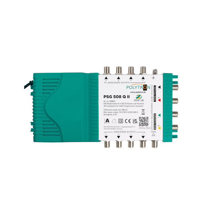 Polytron PSG 508 Q II Multiswitch 5 in 8 uit