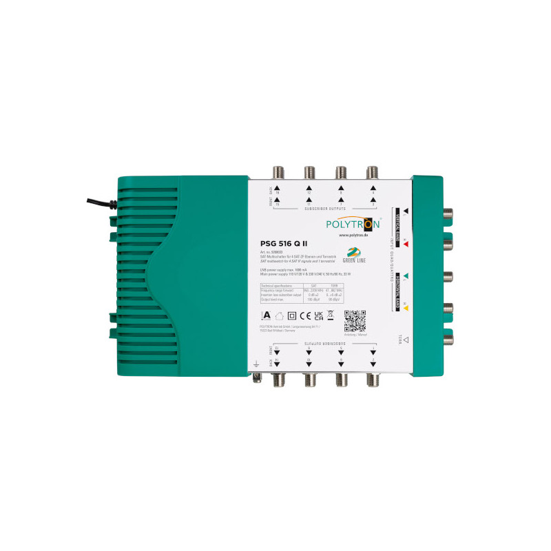 Polytron PSG 516 Q II Multiswitch 5 in 16 uit