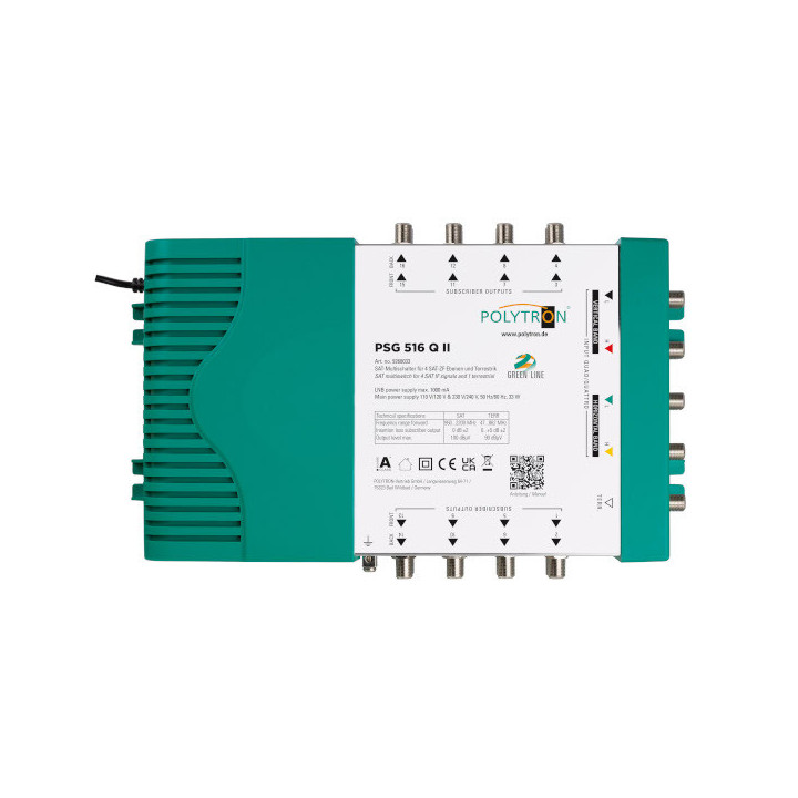 Polytron PSG 516 Q II Multiswitch 5 in 16 uit