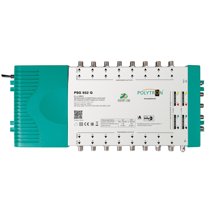 Polytron PSG 932 Q Multiswitch 9 in 32 uit