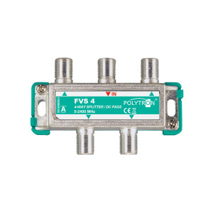 Polytron FVS4 F-Splitter 4-voudig 5-2400 Mhz