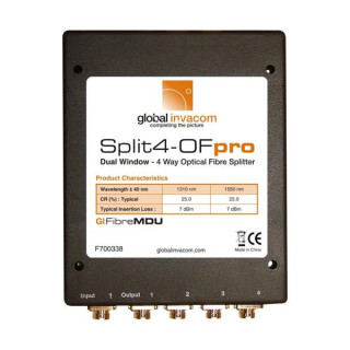 Global Invacom SPLIT 4OPro Optical Splitter 4-voudig