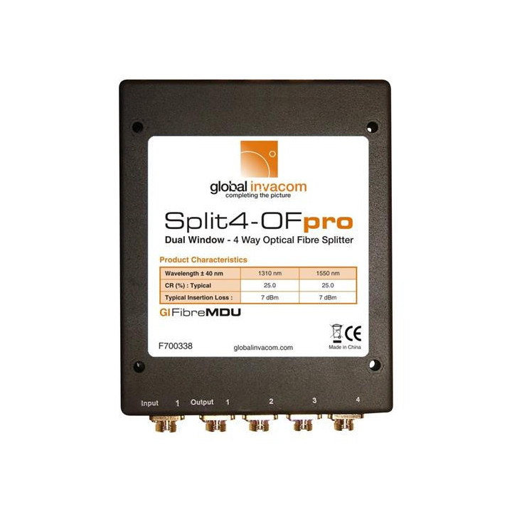 Global Invacom SPLIT 4OPro Optical Splitter 4-voudig