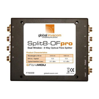 Global Invacom SPLIT 8OPro Optical Splitter 8-voudig