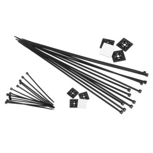 Geros 9.0x780 kabelbinder zwart 100 stuks