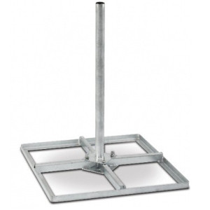 Tegelvoet compleet 4x30x30,H75cm,HQ volbad verzinkt