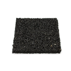 Rubber steun/drager t.b.v. Tegelvoet 1x10x10cm