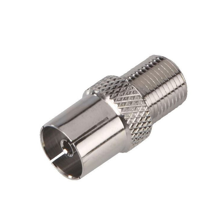 F-Connector Verloop F-female/IEC-female