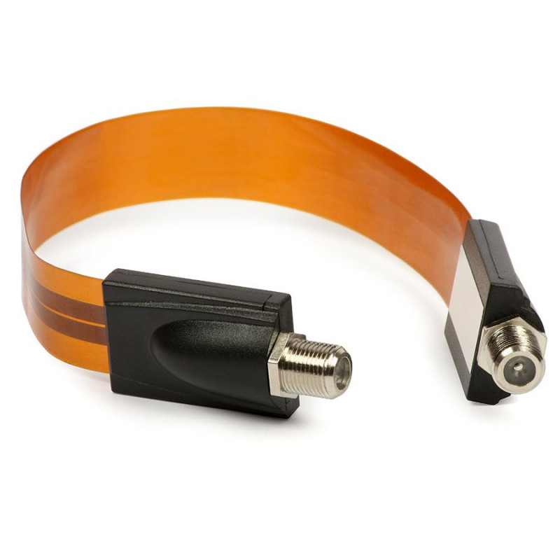 Venstercoax bruin 30cm super flat