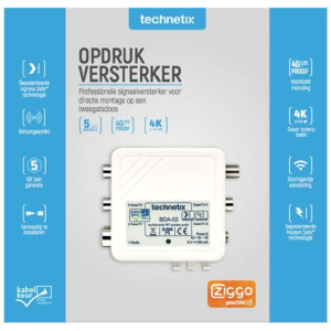 Technetix BDA-02-S SHOP Opdruk versterker Ziggo Geschikt