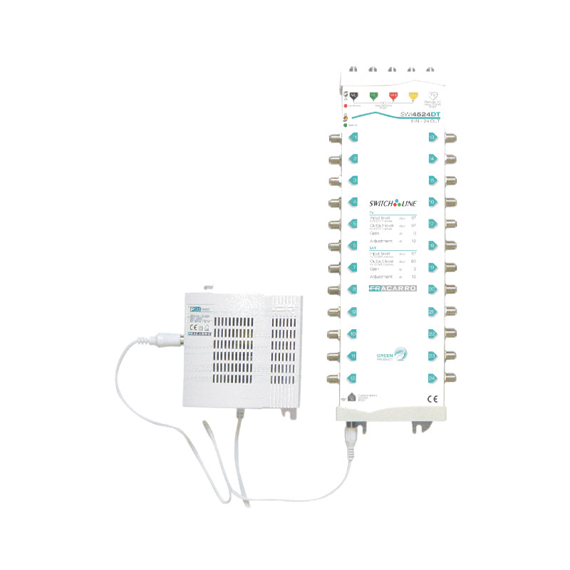 Fracarro SWI4524DT Multiswitch 5 in 24 uit opop