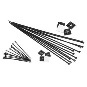 Geros 4.8x430 kabelbinder zwart 100 stuks