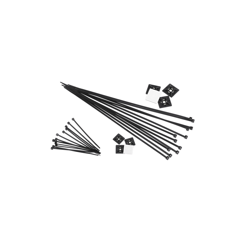 Geros 4.8x430 kabelbinder zwart 100 stuks