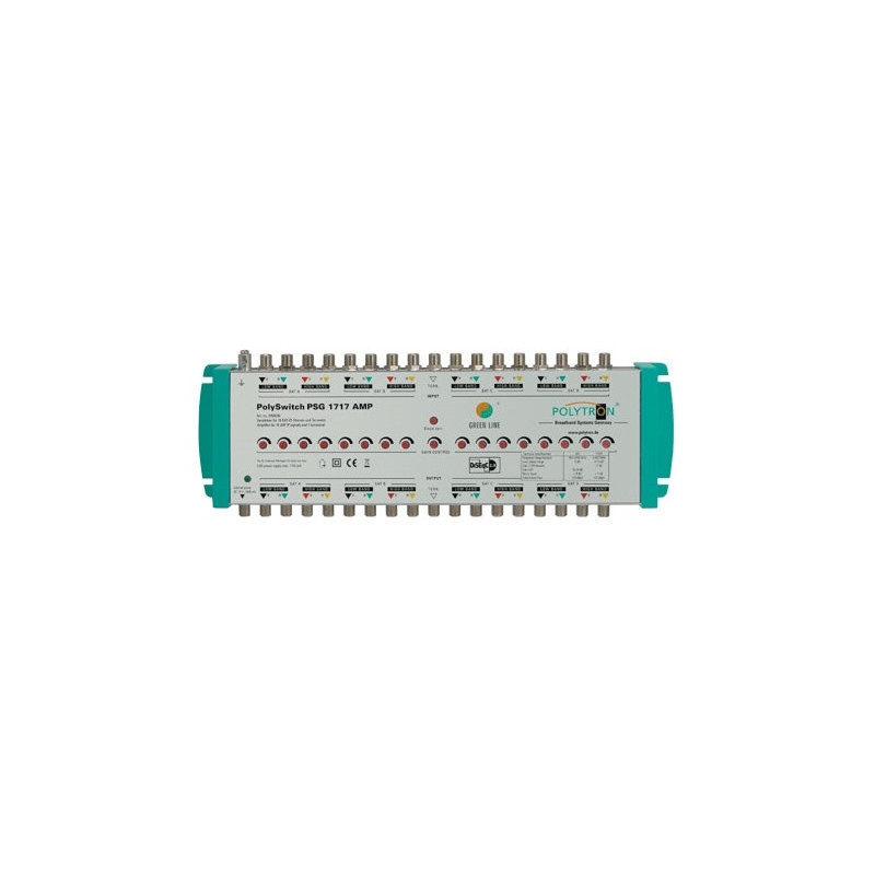 Polytron PSG 1717 AMP 17 in 17 uit, Multiswitch lijnversterk