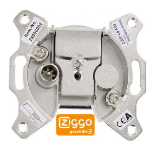 Braun Telecom BTV01-SET enkelgats einddoos incl. afdekplaat