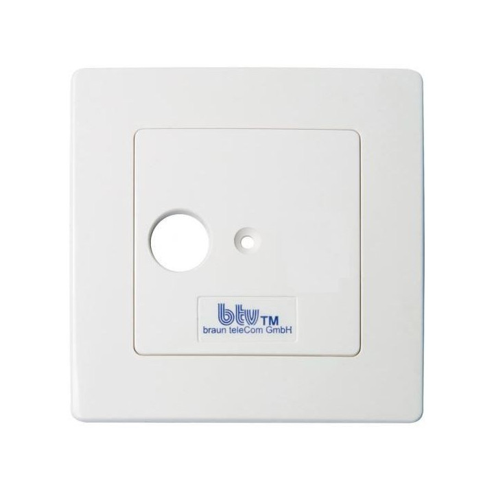 Braun Telecom BTV01-SET enkelgats einddoos incl. afdekplaat