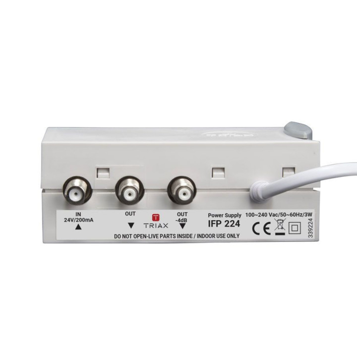 Triax IFP 224 Power Supply/Inserter 24Vdc, 2uitg