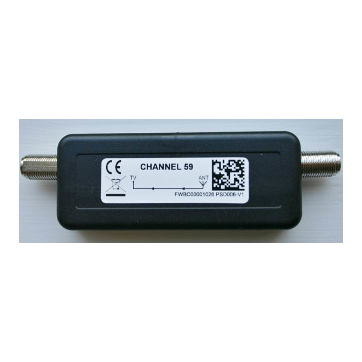 Maximum Filter UHF Kanaal 59 LTE Filter opop