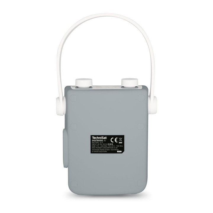 Technisat DigitRadio 30 douche/dab+, white / grey