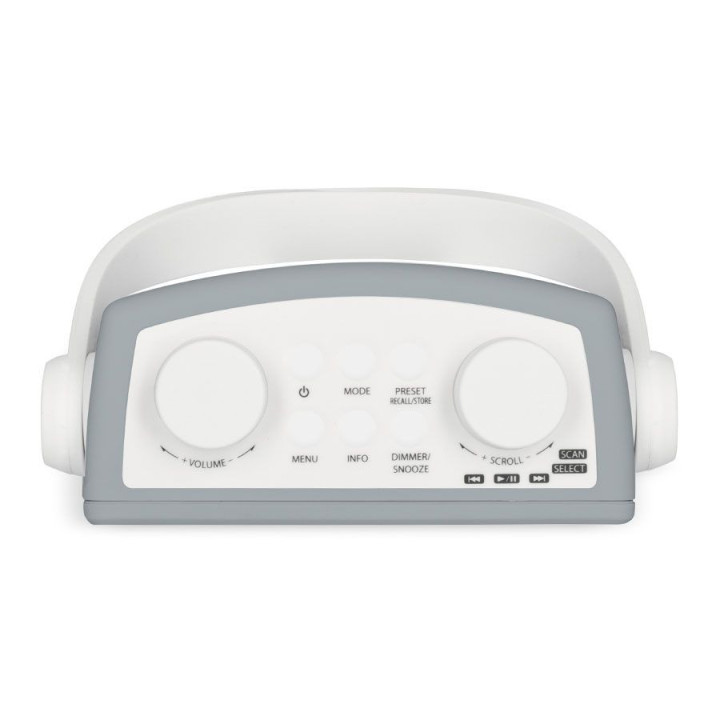 Technisat DigitRadio 30 douche/dab+, white / grey