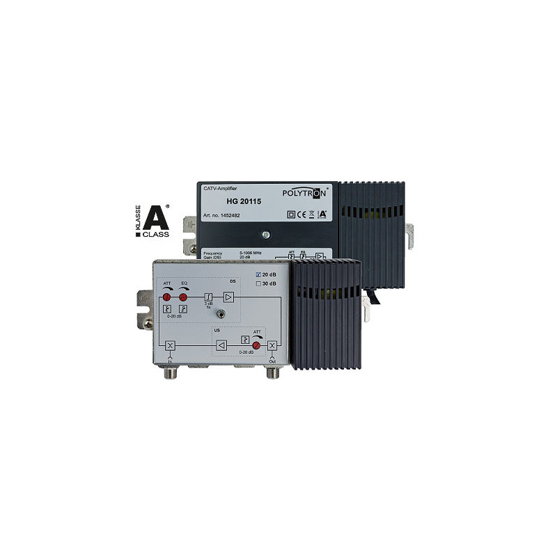 Polytron HG20115 1Ghz, 0-20dB, 4-65ARP16dB, Eq, 115dBµV