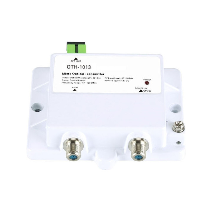 QM fiber OTH1013-3 Coax Optical Tx 3 mW 1310nm 47-1000 Mhz