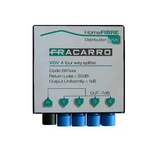 Fracarro VOV 4 Splitter 4-voudig,(7,8dB), mini conn.