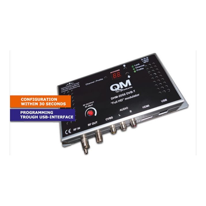 QM modulator DHM-2056 Digital HDMI/AV DVB-T MPEG4