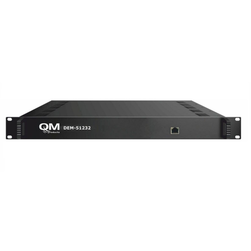 QM encoder DEM-51232 IP Mux to DVB-C, 32 QAM uit incl. PSU