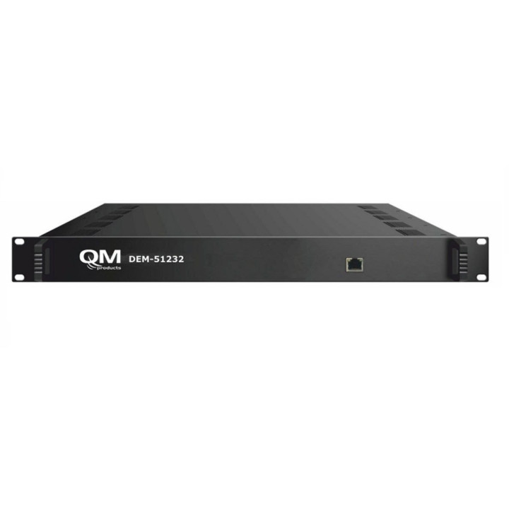 QM encoder DEM-51232 IP Mux to DVB-C, 32 QAM uit incl. PSU