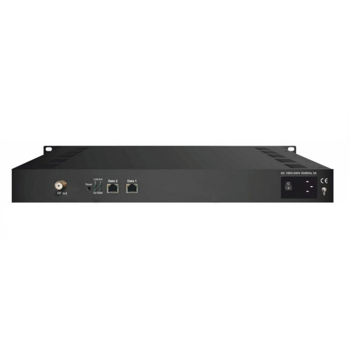 QM encoder DEM-51232 IP Mux to DVB-C, 32 QAM uit incl. PSU