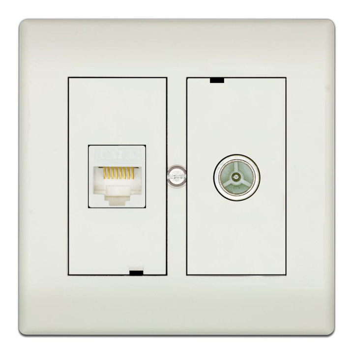Technetix CL50-COMBI-SHOP TV + RJ45 WCD Einddoos