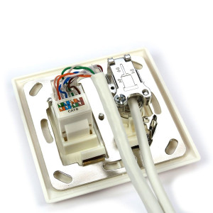 Technetix CL50-COMBI-SHOP TV + RJ45 WCD Einddoos