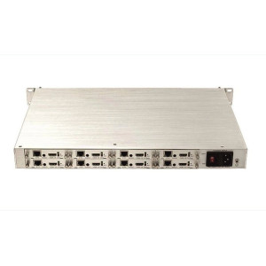 19" encoder DE-2008 8xHDMI  dual IP out H264/H265 60 fps