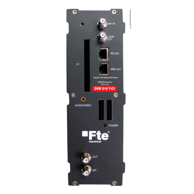 FTE DVB310T CI DVB-T/COFDM/PAL MPEG2 2003524 opop