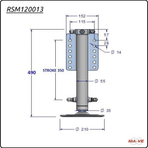 MA-VE KIT IVECO after 2020 battery driver side