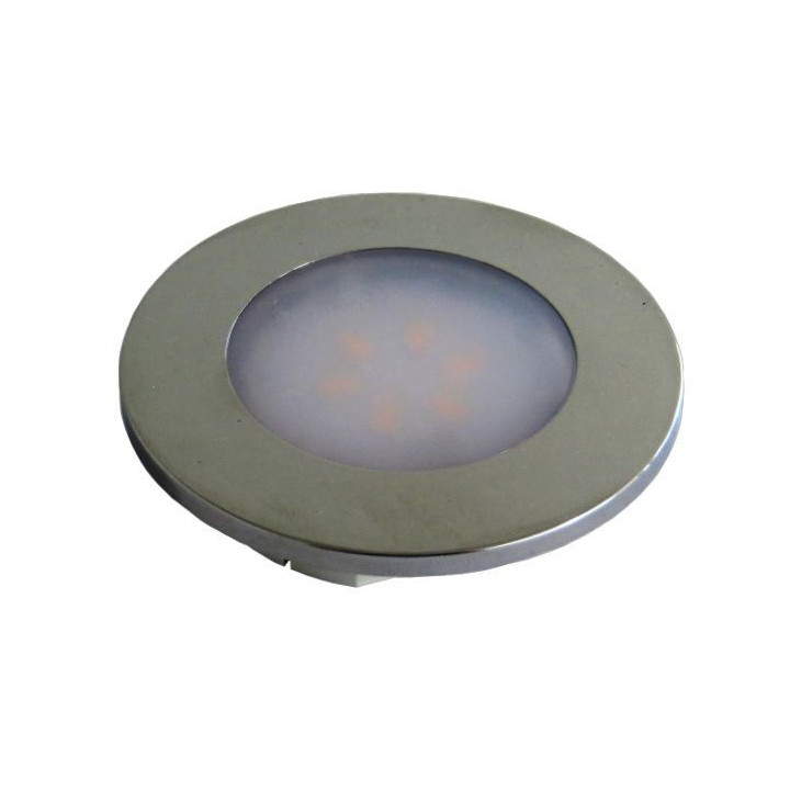 TravelLeds inb spot Ch 70mm 6+6 Leds 3K+6K schroef