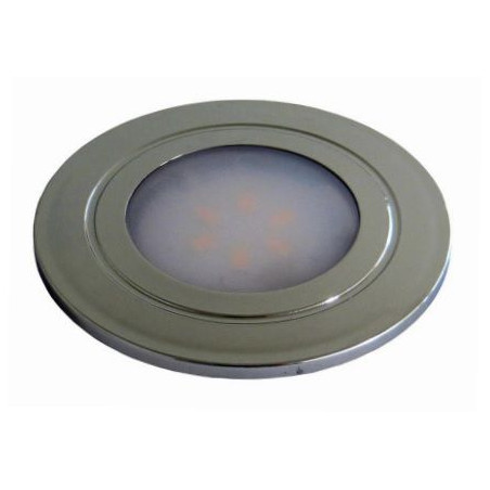 TravelLeds inb spot Ch 80mm 6+6 Leds 3K+6K schroef