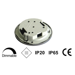 TravelLeds inb spot Ch 70mm 6+6 Leds 3K+6K schroef