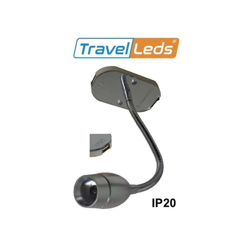TravelLeds opb spot Ch flex led 5K 260mm Ch switch /usb
