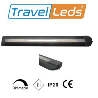 TravelLeds Lineaire alu zw COB 3K 326 mm switch
