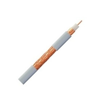 Belden H121 coax PVC wit 100 mtr. Eca