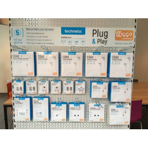 Belden H125 PVC wit 500 mtr. Haspel