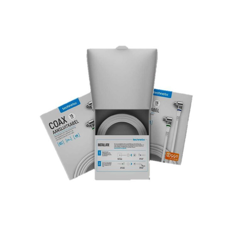 Technetix RLA++21-10-S SHOP CATV IEC Coaxkabel 10mtr. Ziggo