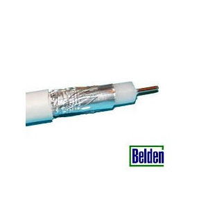 Belden H125 coax PVC wit 100 mtr. Eca